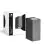 D'Lite Applique Murale Vrebos Aluminium Noir Up & Down | IP54 - Convient Pour 2x GU10