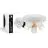 D'Lite Plafonnier Beitem Métal Dépolie Blanc FSC Bois | Convient Pour 3x GU10