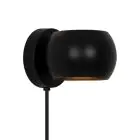 Nordlux Belir Applique Murale Métal Noir | Convient pour 1x G9
