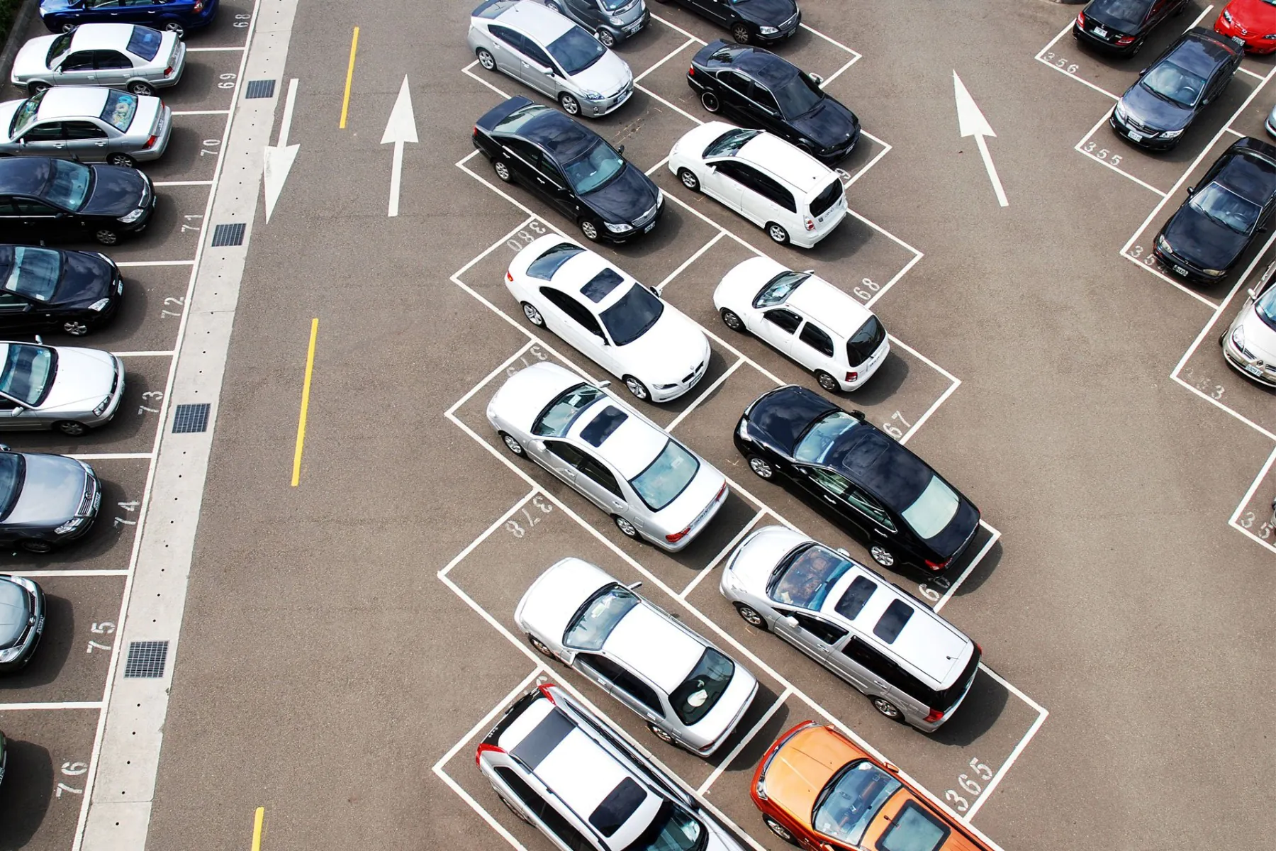 open parking space