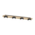 Emibig Plafondlamp Diaz Staal Zwart | Geschikt voor 4x GX53 - Max 12W