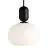 Nordlux Notti 20 Pendelarmatuur Glas Zwart | Geschikt voor 1x E27