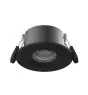 Noxion LED Spot Ares Firerated 6W 540lm 927- 940 3CCT- Vast Zwart| Zaagmaat 68mm