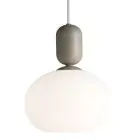Nordlux Notti 20 Pendelarmatuur Glas Grijs | Geschikt voor 1x E27